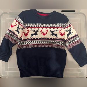 EUC! “H&M” Kids’ Vintage Inspired Christmas Reindeer Sweater!! Size 2/4.